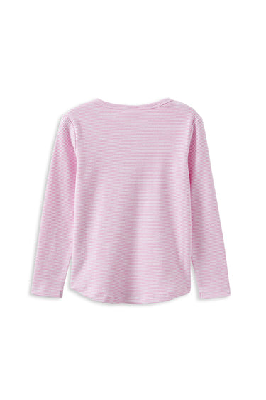 Milky - Pink Stripe Henley